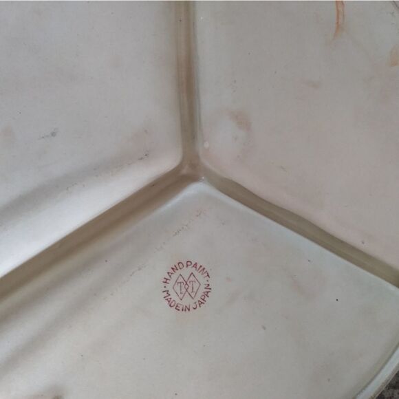 Vintage TT Takito divided dish, Hand painted, Made in Japan. GY - Picture 3 of 4